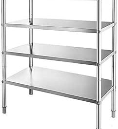 Estanterías acero inoxidable: clave para cocinas
