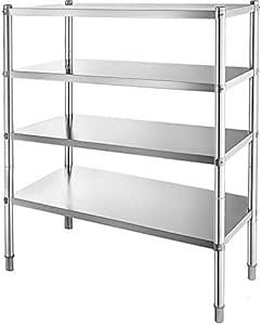 Estanterías acero inoxidable: clave para cocinas