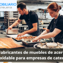Fabricantes de muebles de acero inoxidable para empresas de catering