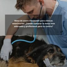 Mesa de acero inoxidable para clínicas veterinarias: ¿Dónde comprar la mesa inox adecuada y profesional para tu centro?