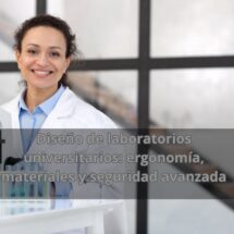 Diseño de laboratorios universitarios: ergonomía, materiales y seguridad avanzada