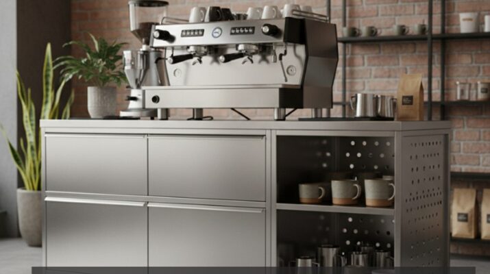 ¿Dónde comprar mueble cafetero de acero inoxidable para bares? Importancia del mueble cafetero en la eficiencia de los bares y cafeterías.