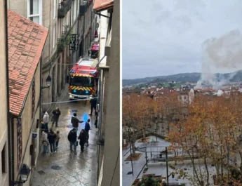 Tarde de humo y sirenas en el Casco Vello por el incendio de un restaurante. Incidente urbano que reactiva la preocupación por la seguridad en espacios gastronómicos.