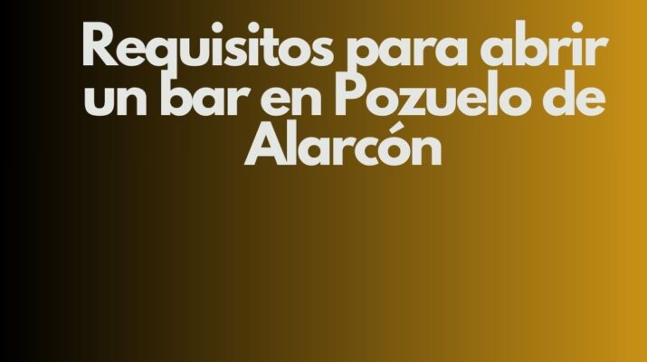 Requisitos para abrir un bar en Pozuelo de Alarcón. Guía completa, estructurada y actualizada con todos los requisitos para abrir un bar en Pozuelo de Alarcón.