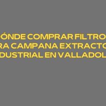 Dónde comprar filtros para campana extractora industrial en Valladolid. Soluciones profesionales para cocinas industriales que exigen rendimiento, seguridad y normativa.