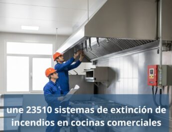 UNE 23510 sistemas de extinción de incendios en cocinas comerciales. Marco normativo y exigencias técnicas