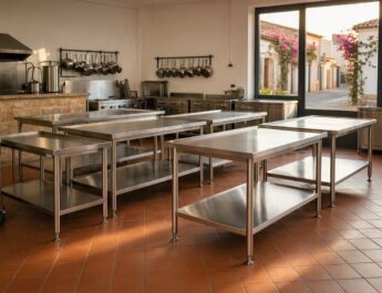 Dónde encontrar mesas de acero inoxidable para hostelería en Vallromanes