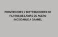 Proveedores y distribuidores de filtros de lamas de acero inoxidable a granel